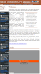 Mobile Screenshot of newconsonantmusic.com