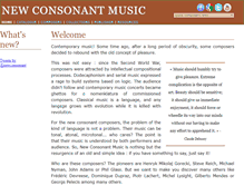 Tablet Screenshot of newconsonantmusic.com